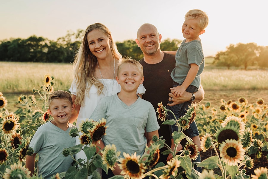 Emily Forbes Family Photo